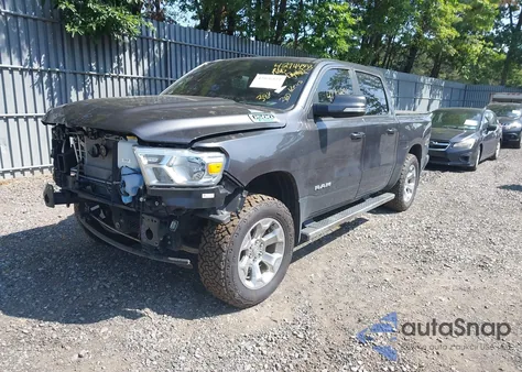 2022 Ram 1500 Big Horn 4X4 5'7 Box из США, поврежденный, VIN 1C6RRFFG3NN439649